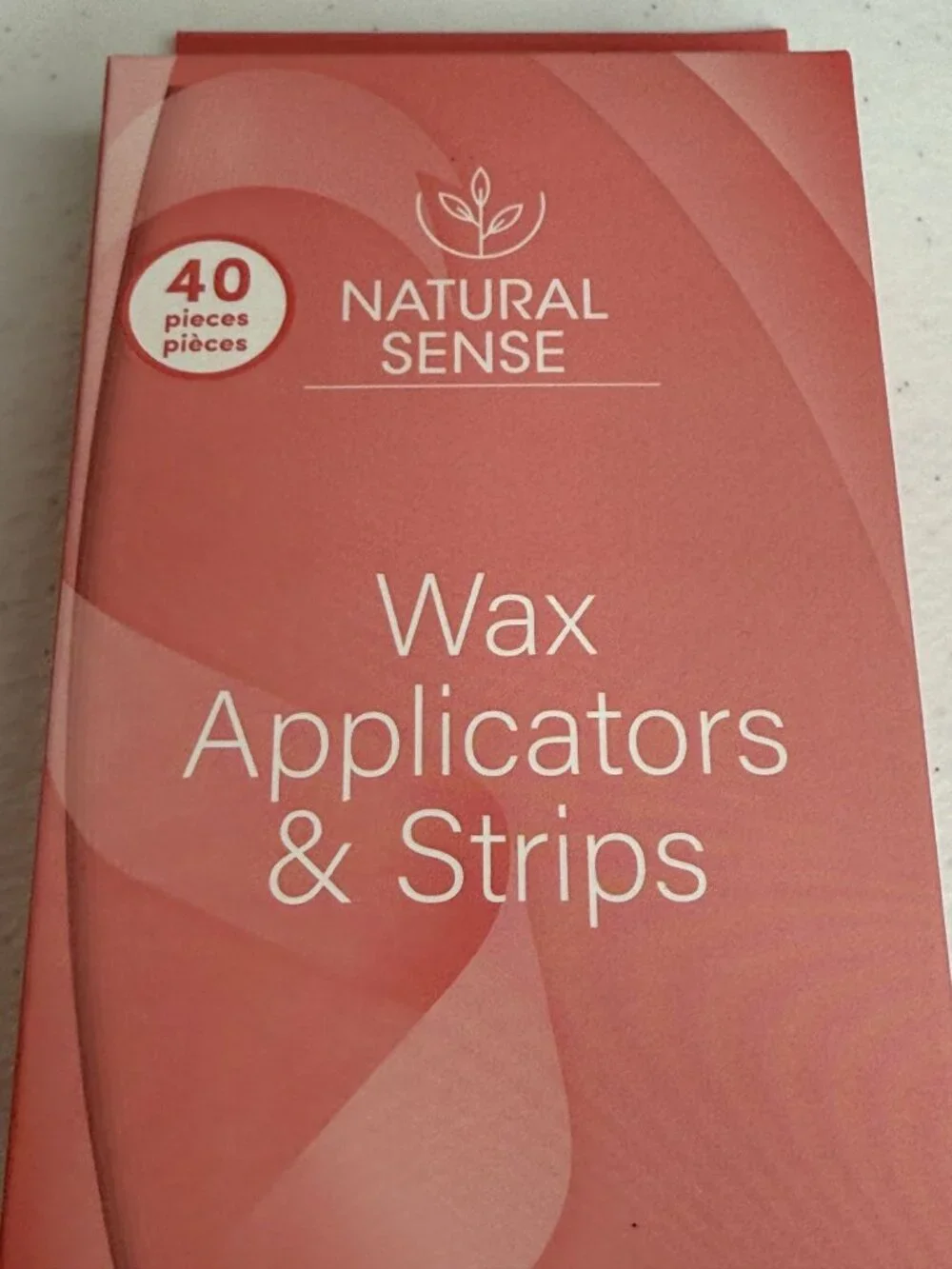 Natural Sense Wax Applicators Strips 40 Pc Hair Removal Kit Non Woven NWT